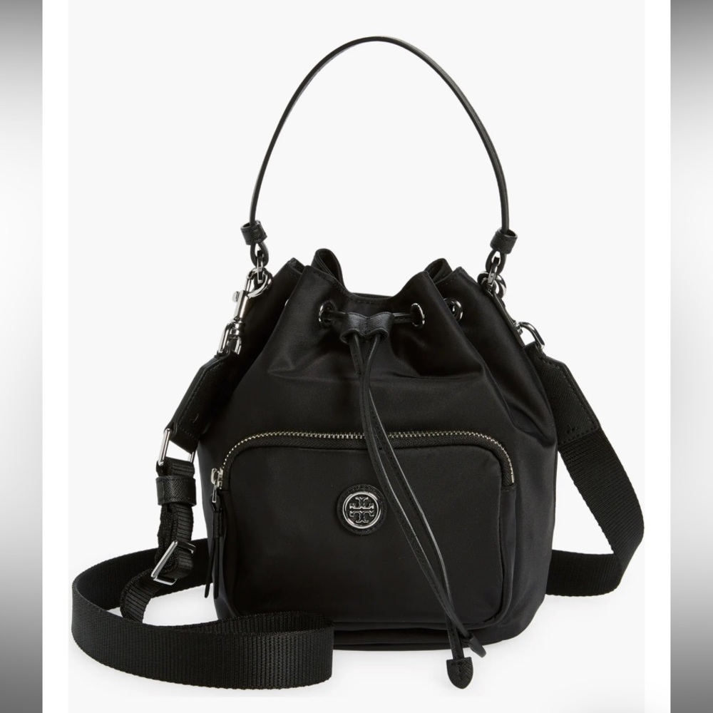 Tory Burch Virginia Nylon Bucket Bag